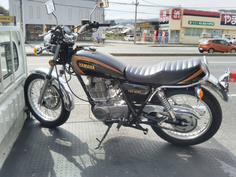 YAMAHAヤマハ【SR400】車検&納車